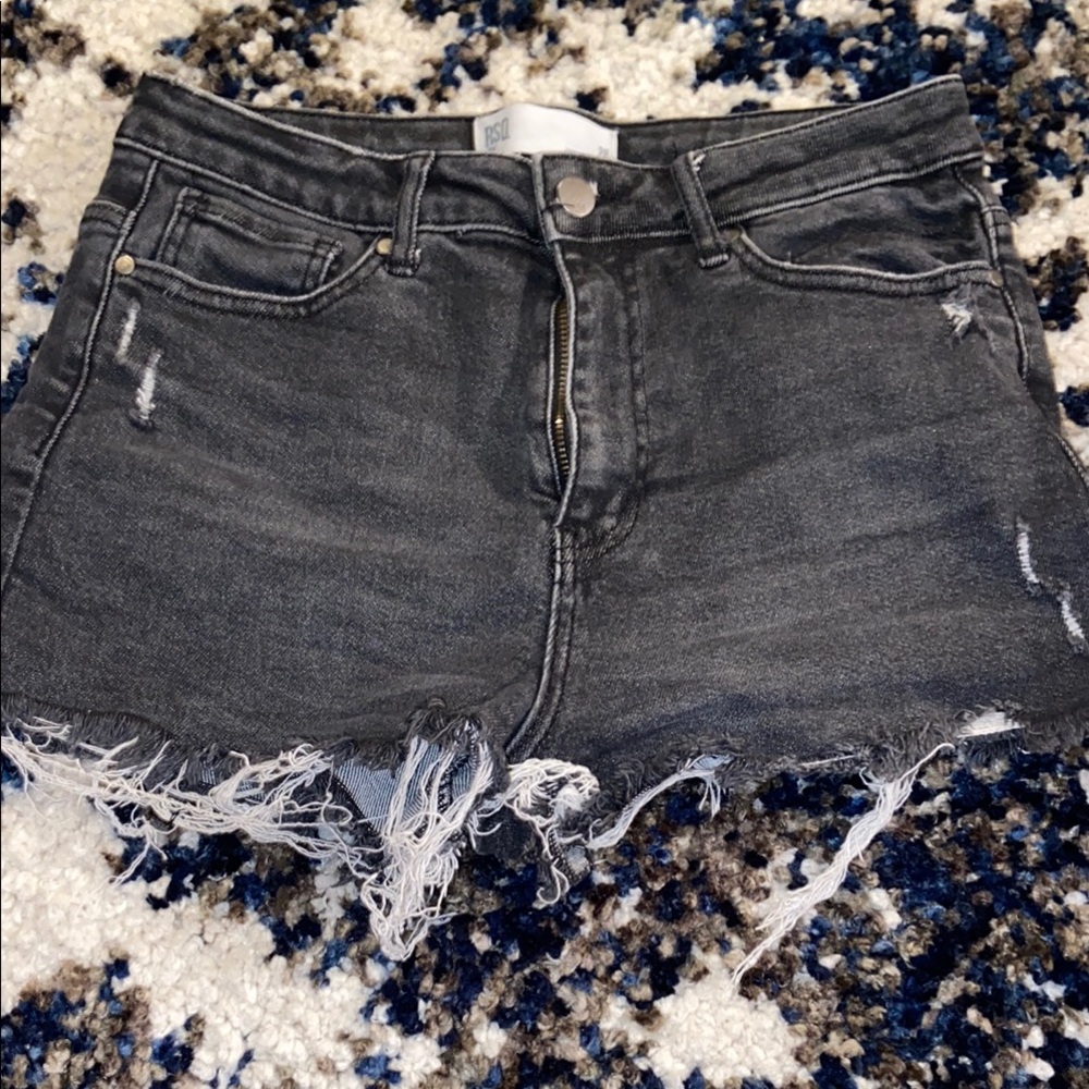 RSQ Black Jean Shorts